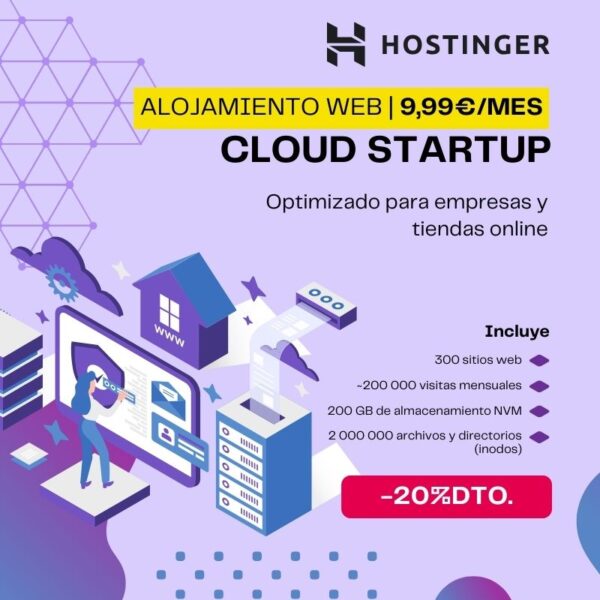 hostinger web cloud startup